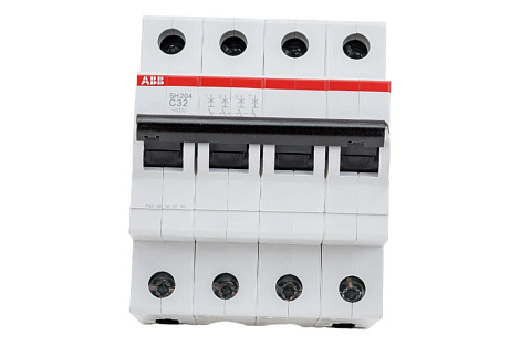 Диф. автомат 4P 32А тип АC х-ка C 6,0кА SH204 ABB