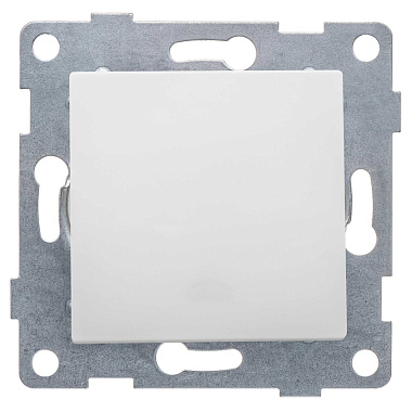 Выключатель 1 СП 10А с самовозв. механизм Gusi Electric Ugra белый