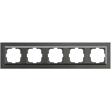Рамка 5-постовая Ovivo Quantum серый магнит