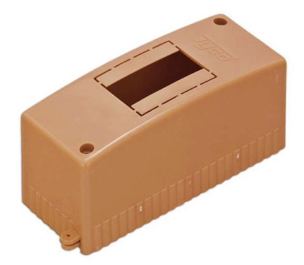 Бокс навесной  1-2 мод. 127х53х60 IP30 без двери Рувинил коричневый