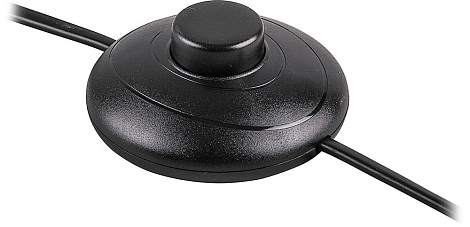 Шнур с вилкой и ножным (педаль) выкл. L-2,0м черный DM106 Feron