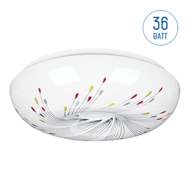 Светильник светодиодный потолочный  36Вт 4000К 2800Лм IP20 d380мм Lumin'arte Fiesta