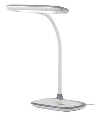 Светильник настольный ЭРА NLED-458-6W-W со светодиодами белый Б0028457