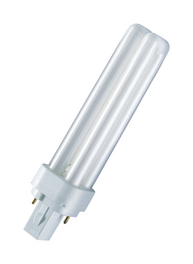 Лампа люминесцентная DULUX D 26W/21-840 G24d-3 холодный белый 4000К Osram