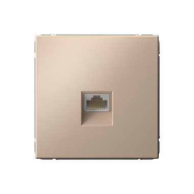 Розетка 1 СП комп. RJ45 кат.5е механизм SE ArtGallery песочный