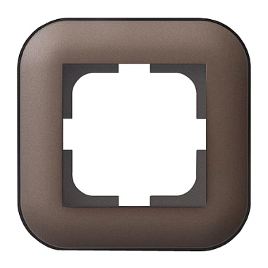 Рамка 1-постовая Ovivo Loft мокко