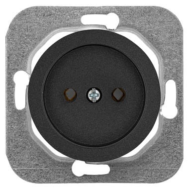 Розетка 1 СП 16А механизм Bylectrica Прованс графит