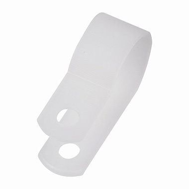 Скоба под винт 16мм (упак/50шт) Rexant белая