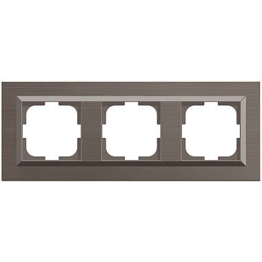 Рамка 3-постовая Ovivo Quantum медь