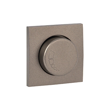 Лицевая панель светорегулятора 600W EKF Валенсия графит