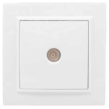Розетка 1 СП TV EKF Минск белый