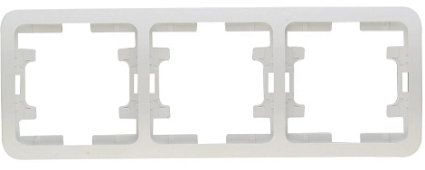 Рамка 3-постовая Makel Mimoza белый