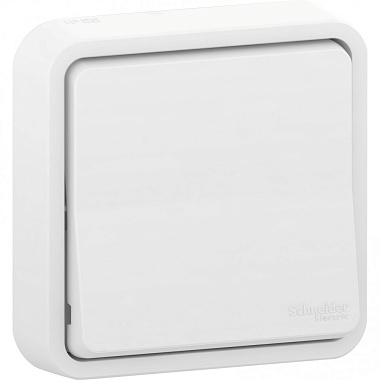 Переключатель 1 СП IP55 10АХ cх.6 SE Mureva белый
