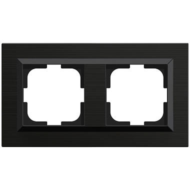 Рамка 2-постовая Ovivo Quantum черный