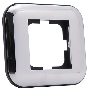 Рамка 1-постовая Ovivo Loft plus хром