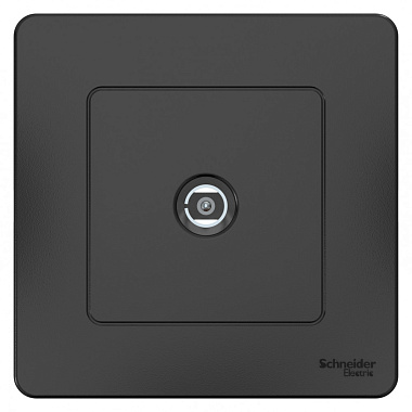 Розетка 1 СП TV оконечная SE Blanca антрацит