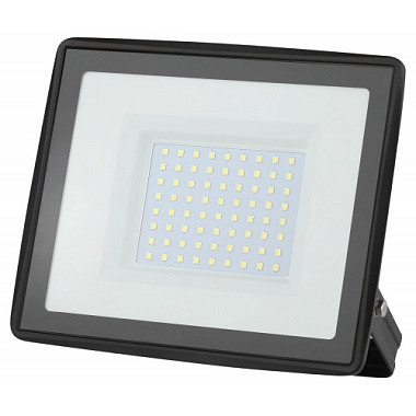 Прожектор светодиодный 100Вт 6500К IP65 8000Лм черный ЭРА Б0052026