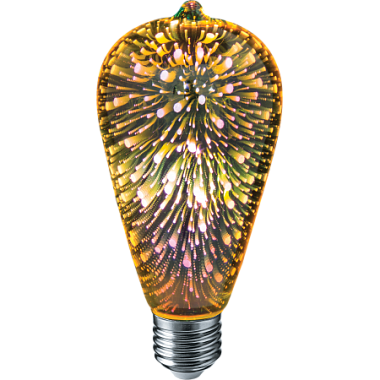 Лампа светодиодная Е27   4Вт 176-264В груша декор. Navigator 61 486