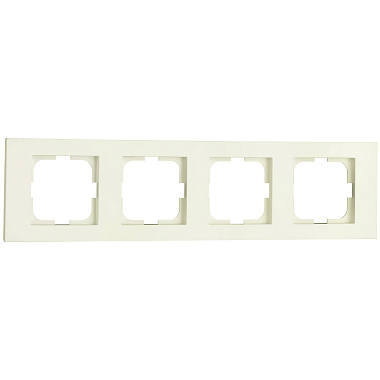 Рамка 4-постовая Ovivo Grano крем
