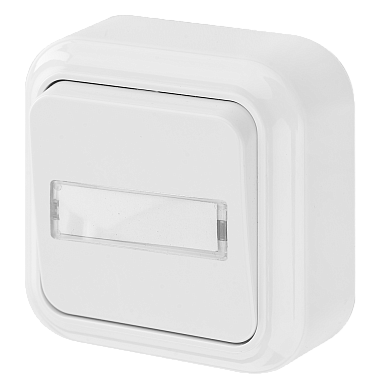 Выключатель 1 ОП со световой индикацией Пралеска "БелТИЗ"