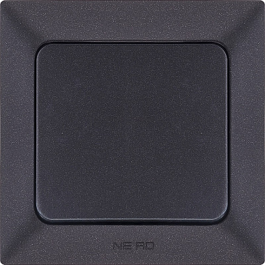 Выключатель 1 СП 10А Ne-ad Aras черный