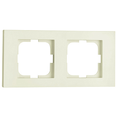 Рамка 2-постовая Ovivo Grano крем