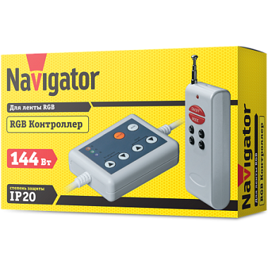 Контроллер для RGB лент 144Вт 12V Navigator 71 475