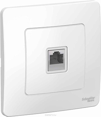 Розетка 1 СП комп. RJ45 кат.5e SE Blanca белый