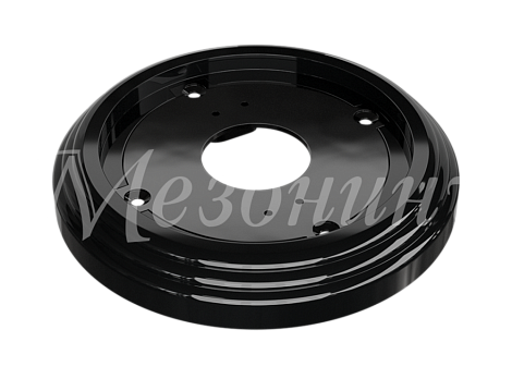 Рамка 1-постовая пластиковая МезонинЪ Усадьба черный