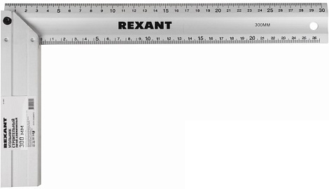 Угольник строительный литой алюминиевый 350 мм Rexant