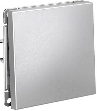 Переключатель 1 СП IP44 10АХ механизм безвинт. зажим SE ArtGallery Aqua алюминий