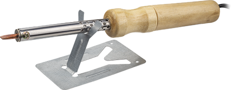 Паяльник  60Вт электрический (дерево, клин прямой) Онлайт 80 844