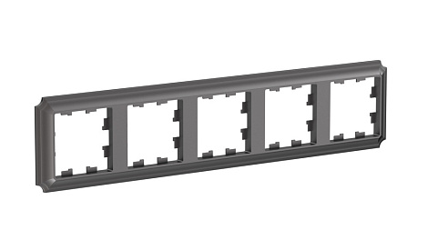 Рамка 5-постовая SE AtlasDesign Antique мокко