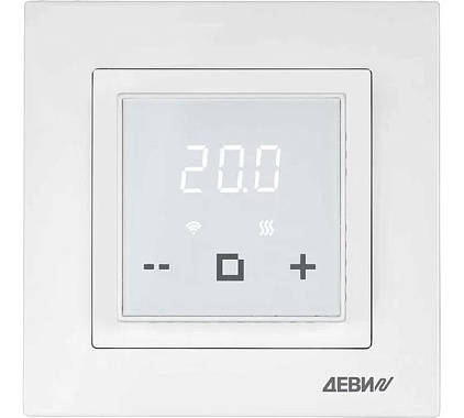 Терморегулятор ДЕВИ Classy WI-FI белый