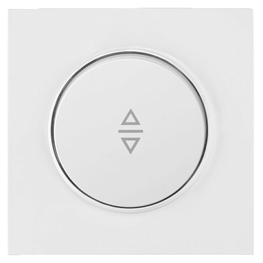 Выключатель 1 СП 10А проходной квадратный Bylectrica Прованс белый