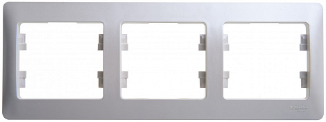 Рамка 3-постовая гориз. SE Glossa перламутр