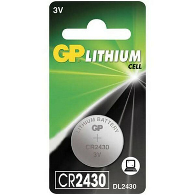 Элемент питания GP Lithium CR2430 1шт