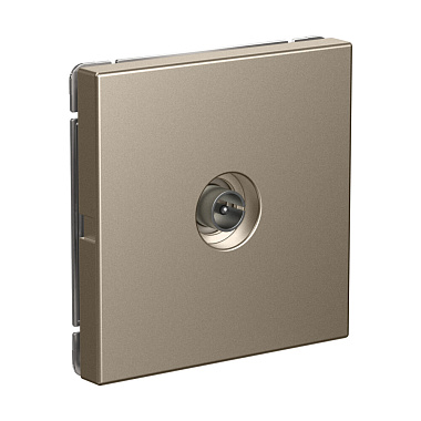 Розетка 1 СП TV механизм SE ArtGallery шампань