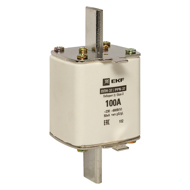Плавкая вставка 100А габарит 2 ППН-37 EKF