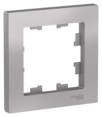 Рамка 1-постовая SE AtlasDesign алюминий