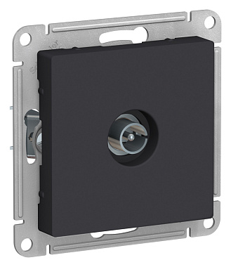 Розетка 1 СП TV механизм SE AtlasDesign карбон