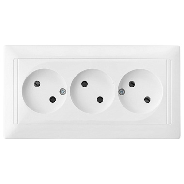 Евророзетка 3 СП с з/шт Стиль "БелТИЗ"