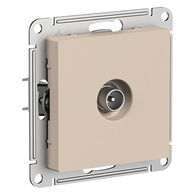 Розетка 1 СП TV механизм SE AtlasDesign песочный