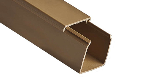Кабель-канал  60х60х2000 коричневый Рувинил