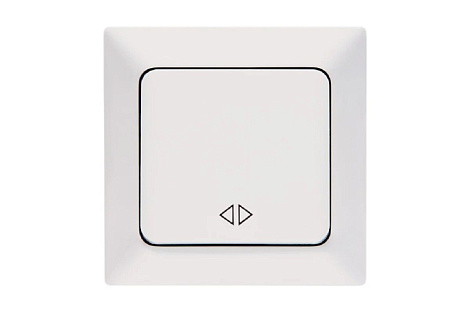 Переключатель 1 СП 10А проходной Ne-ad Aras белый