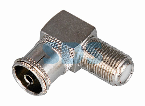 Переход гнездо F - гнездо TV угловой PROconnect