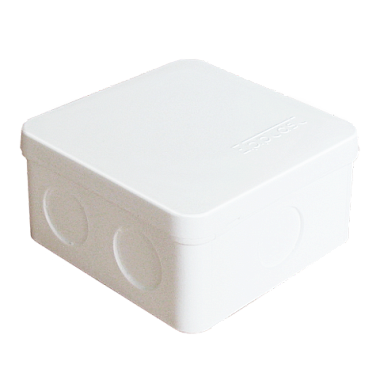 Коробка расп. ОП  84х84х45мм IP54 7 вводов белый E.p.plast