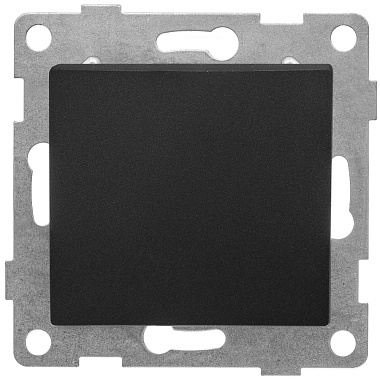 Выключатель 1 СП 10А с самовозв. механизм Gusi Electric Bravo графит