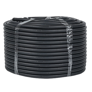 Труба гофр.16мм FRHF с зондом черная безгалогенная трудногорючая EKF-Plast