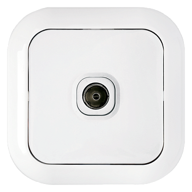 Розетка 1 СП TV Bylectrica Гармония белый